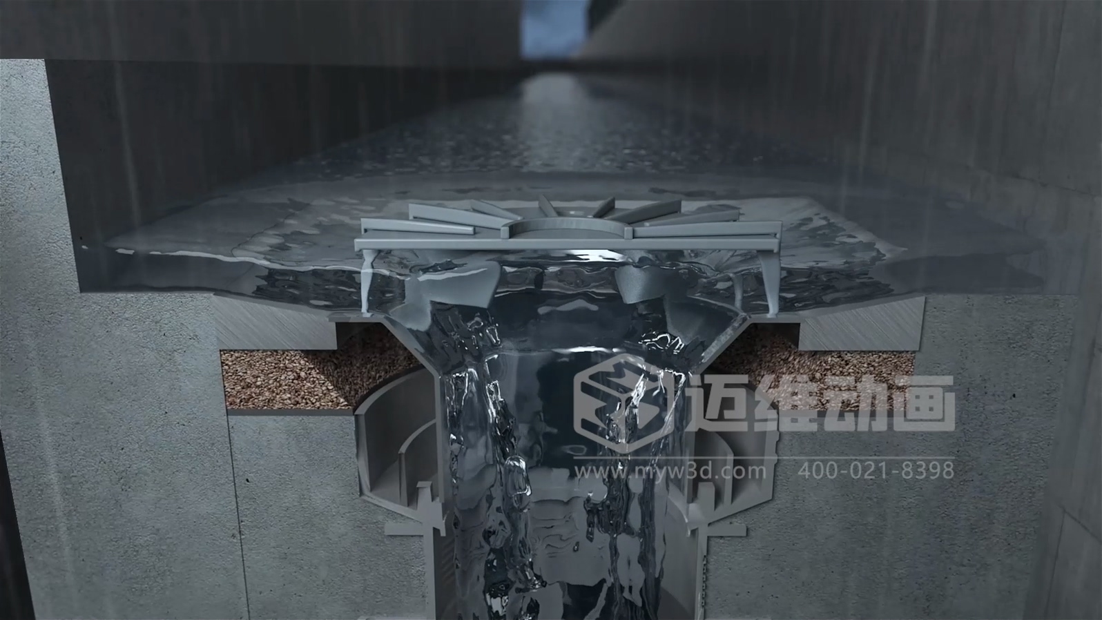 傳統(tǒng)營銷已 Out！三維動畫助力虹吸雨水管道系統(tǒng)強(qiáng)勢出圈，秒變吸睛爆款(圖2)