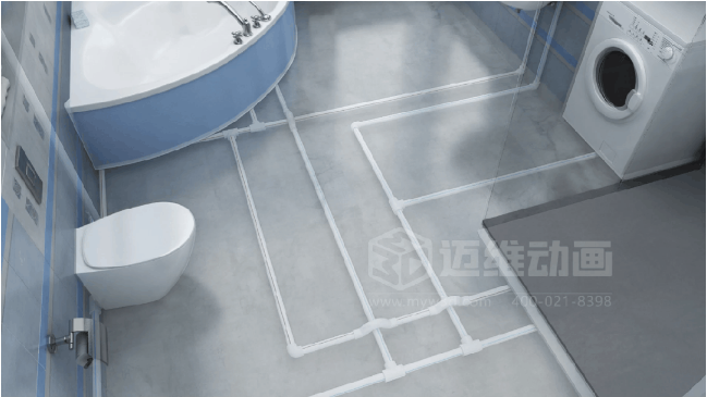 三維動畫如何重塑管道行業(yè)營銷格局？深度解析家裝管材3D可視化傳播利器(圖6)